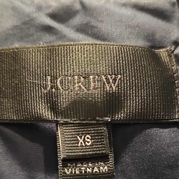 J. Crew Women's Gray Down Quilted Vest - Picture 2 of 4